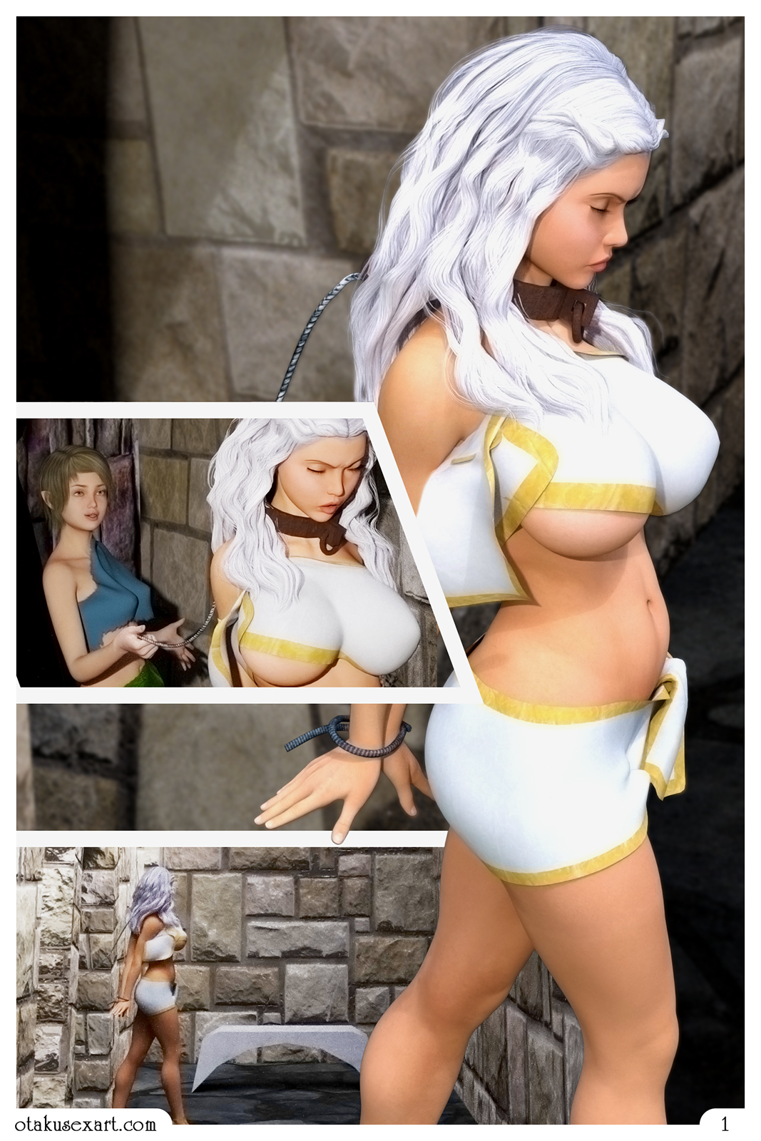 3d Hentai Porn Art - Looking for Trouble 2 â€“ Art Only â€“ page 1 | Otakusexart