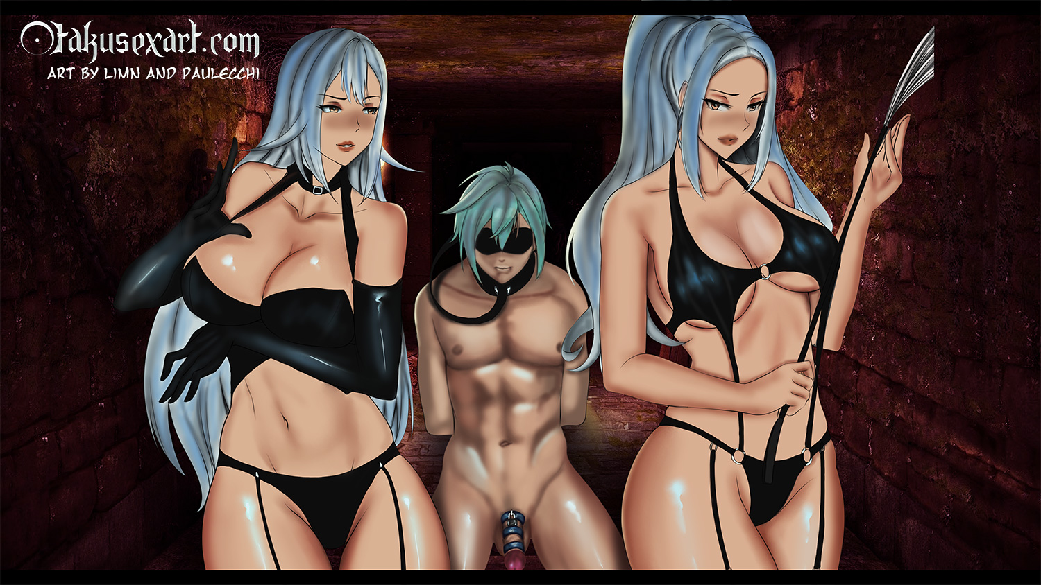 Epic 7 Femdom Hentai Anime BDSM Threesome Image 4 | Otaku Sex Art